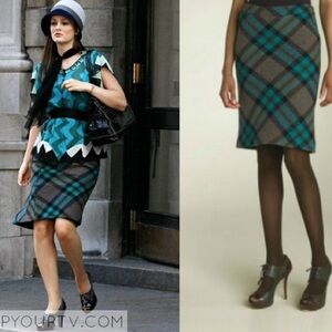 Blair Waldorf Lambswool L.A.M.B. skirt